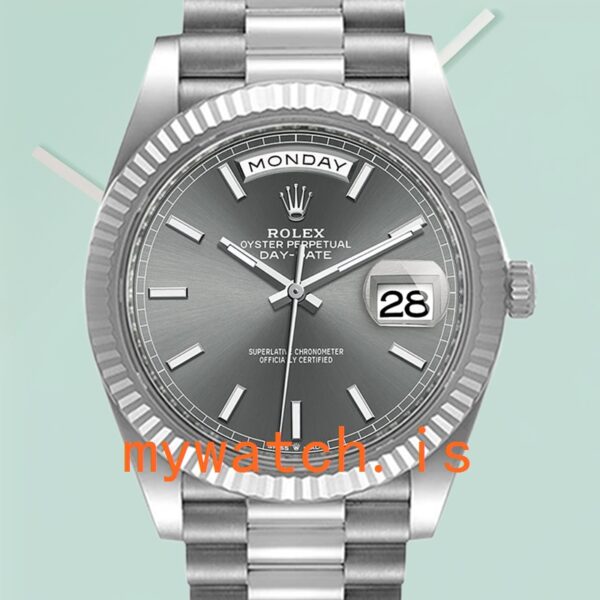 Rolex Day-Date Mens 40mm m228236-0013 Automatic: Genuine vs. Replica