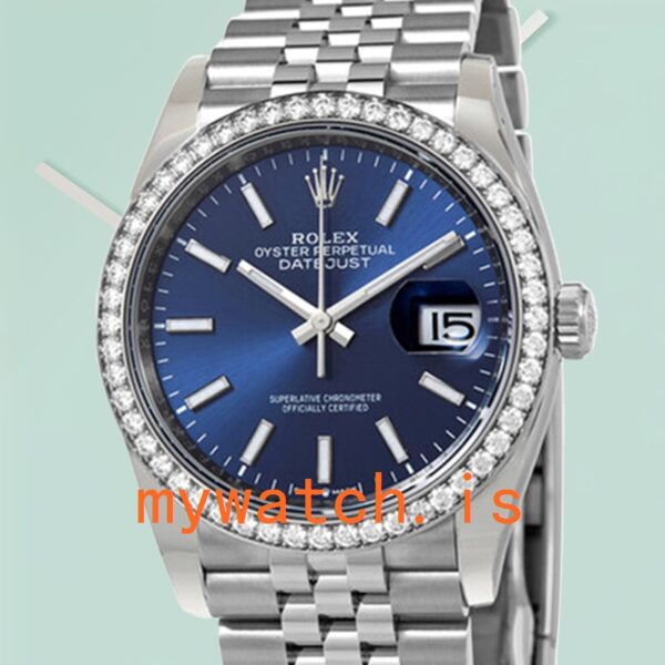 Rolex Datejust M126284RBR-0009 36mm Ladies Silver-tone: A Timeless Elegance
