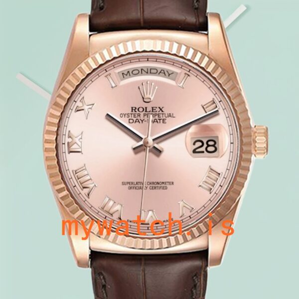 Rolex Day-Date Men's 36mm 118135 Rose Gold Dial: A Symbol of Prestige and Precision