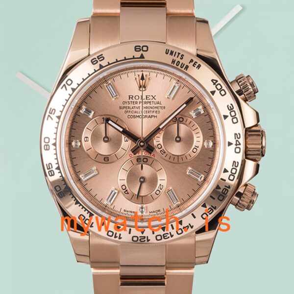 Rolex Daytona Mens m116505-0012 40mm Stainless Steel Automatic: Genuine vs. Replica