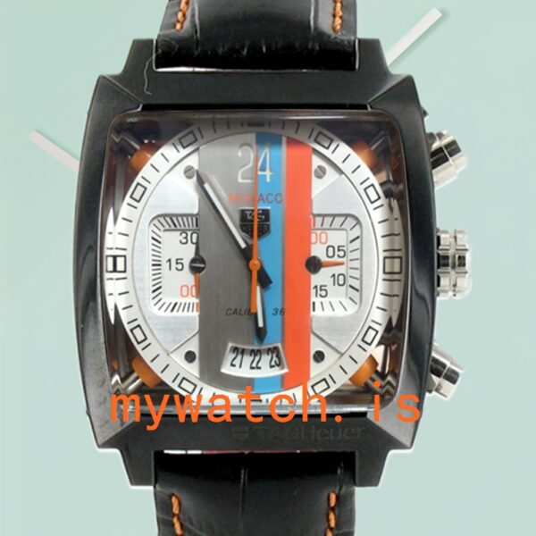 Tag Heuer Monaco Mens 40mm MonacoWSL001 Leather Strap: A Timeless Piece of Luxury