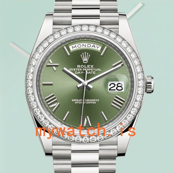 Rolex Day-Date 118138 Mens 36mm Leather Strap Automatic: A Timeless Masterpiece