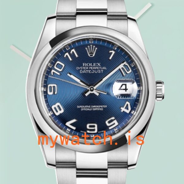 Rolex Datejust 116200BLCAO 36mm Mens Blue Concentric Dial: Genuine vs. Replica