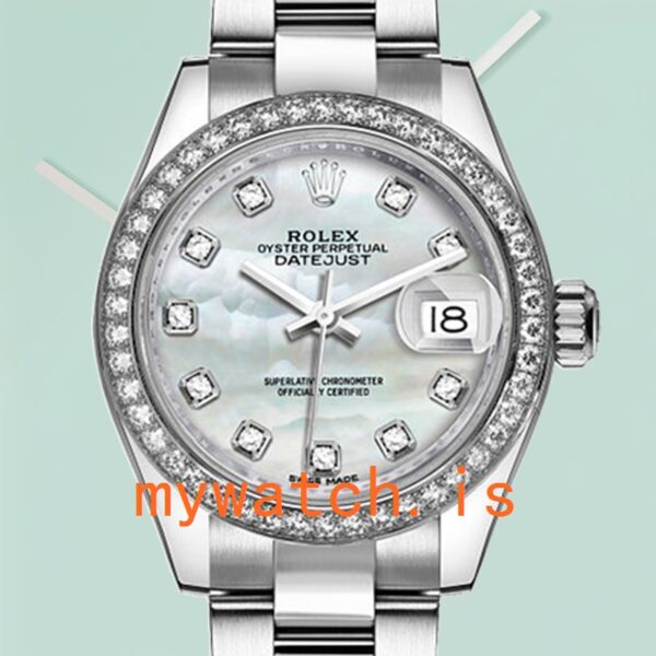 Rolex Datejust 28mm m279384rbr-0012 Ladies Silver-tone: Genuine vs. Replica Analysis