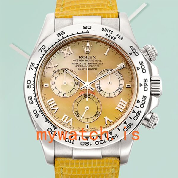 Rolex Daytona 40mm 116598 Men's Gold-tone Black Dial: A Timeless Masterpiece