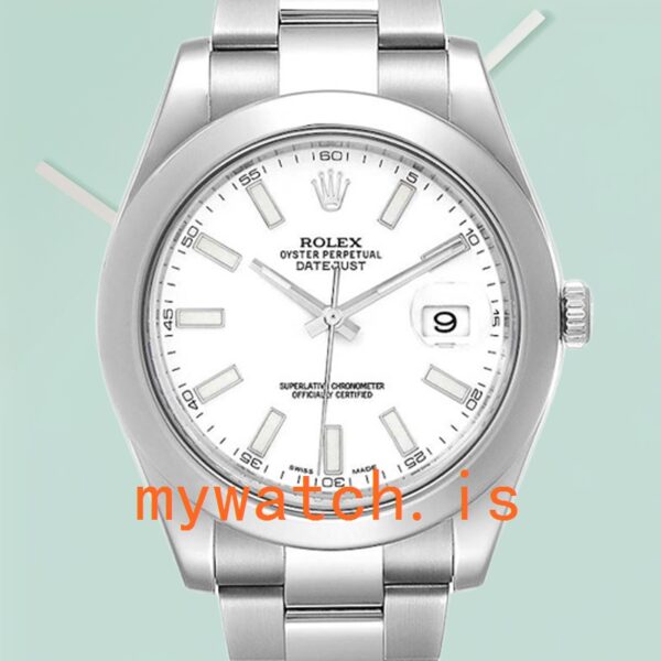 Rolex Datejust Men's 41mm 116300WSO Silver-tone Stainless Steel: A Timeless Classic