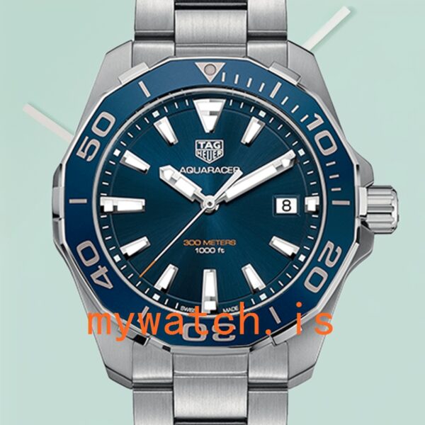 Tag Heuer Aquaracer Men WAY111C.BA0928 43mm Silver-tone: Genuine vs. Replica Analysis