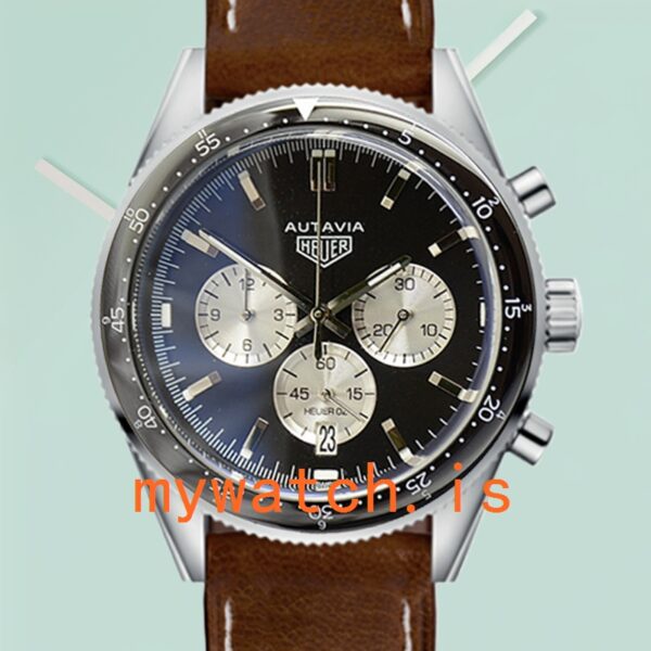 Tag Heuer Autavia 43mm CBE2110-002 Men Quartz Black Dial: A Timeless Masterpiece