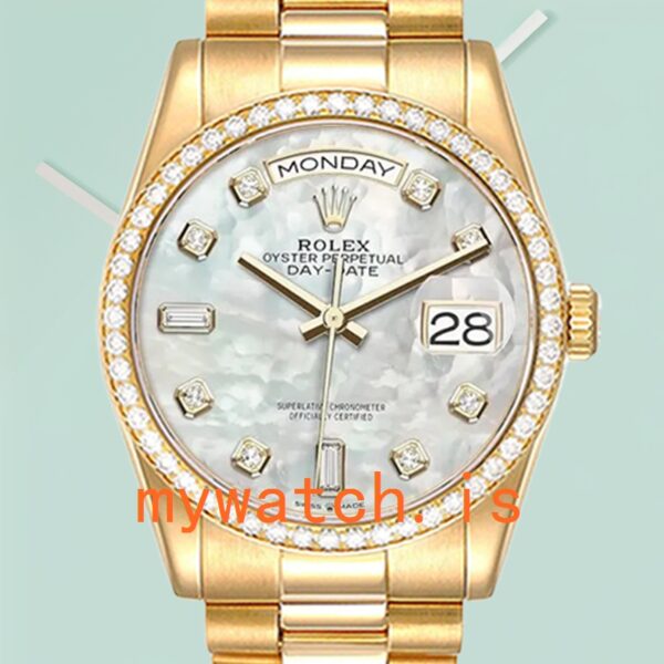 Rolex Day-Date Men's m128348rbr-0017 36mm Gold-tone: Luxury Within Reach