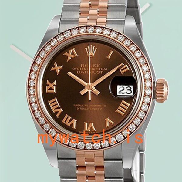 Rolex Datejust Ladies m279381rbr-0009 28mm Automatic: Authentic vs. Replica